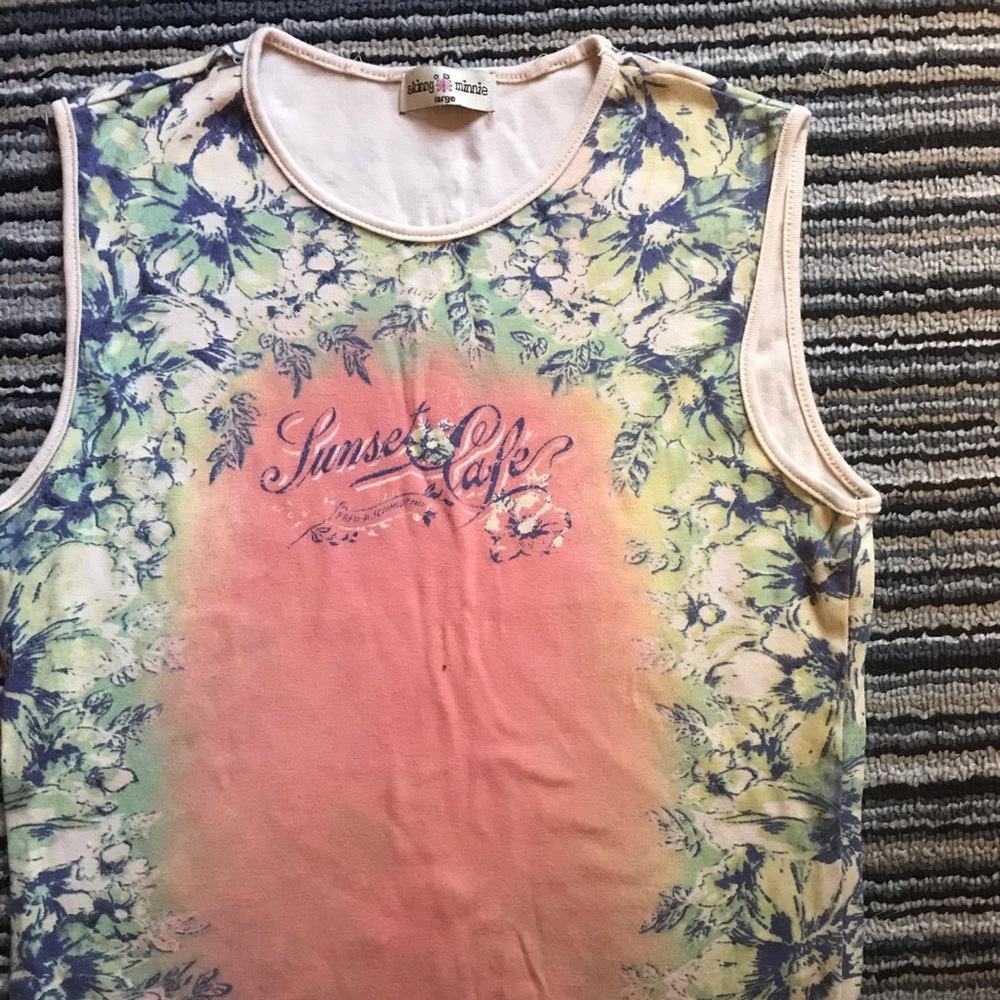 Skinny Minnie size large tank top